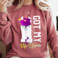 Senior Graduation 2020 Got My Dip-Llama Diploma Llama Pun Comfort Colors Sweatshirt Crimson