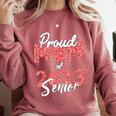 Senior Graduation Class Of 2023 Proud Mom Of 2023 Senior Comfort Colors Sweatshirt Crimson