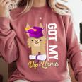 Senior Graduation TShirt 2019 Got My Diploma Llama Pun Shirt Comfort Colors Sweatshirt Crimson