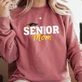 Senior Mom 2026 Class Of 2026 Graduation 26 Family Matching Comfort Colors Sweatshirt Crimson