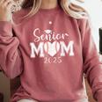 Senior Mom Baseball 2025 Class Of 2025 Graduation Comfort Colors Sweatshirt Crimson