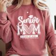 Senior Mom Class Of 2026 Senior Mama 2026 Graduation Leopard Comfort Colors Sweatshirt Crimson