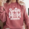 Senior Mom Class Of 2026 Senior Mama 2026 Graduation Leopard Premium Tri-Blend Comfort Colors Sweatshirt Crimson
