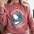 Shark Don’t Like People Antisocial Introvert Comfort Colors Sweatshirt Crimson Shark Don’t Like People Antisocial Introvert Comfort Colors Sweatshirt Crimson
