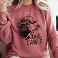 Sheep Baa Crow Caw Back Off Pun Tee For Introverts & Teens Comfort Colors Sweatshirt Crimson Sheep Baa Crow Caw Back Off Pun Tee For Introverts & Teens Comfort Colors Sweatshirt Crimson