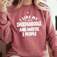 Sheepadoodle Fur Parent Sheeppoo Lover Dog Owner Introvert Comfort Colors Sweatshirt Crimson Sheepadoodle Fur Parent Sheeppoo Lover Dog Owner Introvert Comfort Colors Sweatshirt Crimson