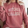Silly Anti Social WITCHES COLLEGE Introvert Stay Away From Comfort Colors Sweatshirt Crimson