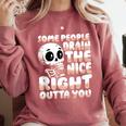 Skeleton Coffee Lover Introvert Comfort Colors Sweatshirt Crimson