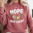 Sloth Shirts Cute Introvert Nope Not Today Sloth Comfort Colors Sweatshirt Crimson Sloth Shirts Cute Introvert Nope Not Today Sloth Comfort Colors Sweatshirt Crimson