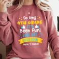 So Long 4th Grade Graduation 2025 School 5th Grade Here Come Comfort Colors Sweatshirt Crimson