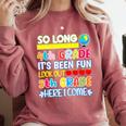 So Long 4th Grade Here I Come Graduation 5th Grade Kids Tee Premium Comfort Colors Sweatshirt Crimson