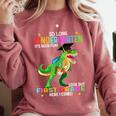 So Long Kindergarten Graduation Class 2025 Dinosaur Kids Comfort Colors Sweatshirt Crimson