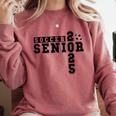 Soccer Senior Night Soccer Senior 2025 Graduation 26 Comfort Colors Sweatshirt Crimson