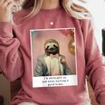 Social Anxiety Not Having A Good Time Socializing Introvert Comfort Colors Sweatshirt Crimson