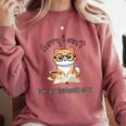 Sorry I Can't Indoor Cat Top For Introvert With Coffee Book Comfort Colors Sweatshirt Crimson Sorry I Can't Indoor Cat Top For Introvert With Coffee Book Comfort Colors Sweatshirt Crimson