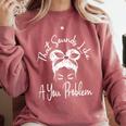 That Sounds Like A You Problem Messy Bun Introvert Comfort Colors Sweatshirt Crimson That Sounds Like A You Problem Messy Bun Introvert Comfort Colors Sweatshirt Crimson