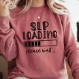 Speech Pathologist Loading 2021 Graduation Speech Therapist Comfort Colors Sweatshirt Crimson
