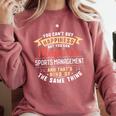 Sports Management Major Student Shirt Graduation Comfort Colors Sweatshirt Crimson