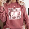Straight Outta Bootcamp Shirt Bootcamp Graduation Shirt Comfort Colors Sweatshirt Crimson