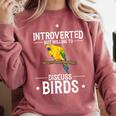 Sun Conure Introvert Parrot Bird Sun Conure Comfort Colors Sweatshirt Crimson Sun Conure Introvert Parrot Bird Sun Conure Comfort Colors Sweatshirt Crimson