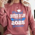 Super Proud Brother In Law Of 2025 Graduate Graduation Premium Comfort Colors Sweatshirt Crimson