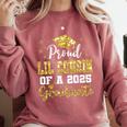 Super Proud Little Cousin Of 2025 Graduate Graduation Family Comfort Colors Sweatshirt Crimson