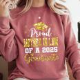 Super Proud Mother In Law Of 2025 Graduate Graduation Family Comfort Colors Sweatshirt Crimson