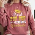 Super Proud Pop Pop Of 2025 Graduate Graduation Family Comfort Colors Sweatshirt Crimson