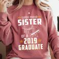 Super Proud Sister Of A 2019 Graduate Shirt Graduation Comfort Colors Sweatshirt Crimson