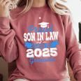 Super Proud Son In Law Of 2025 Graduate Graduation Family Premium Comfort Colors Sweatshirt Crimson
