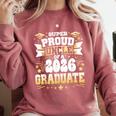 Super Proud Uncle Of A Class Of 2026 Graduate Graduation Comfort Colors Sweatshirt Crimson
