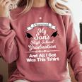 I Survived My Son's High School Graduation Shirt Graduate Comfort Colors Sweatshirt Crimson