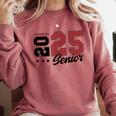 Swimming Senior Night Swimming Senior 2025 Graduation 59 Comfort Colors Sweatshirt Crimson