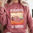 Tap Dancing Introvert Teacher Tap Dancer Tap Dance Comfort Colors Sweatshirt Crimson Tap Dancing Introvert Teacher Tap Dancer Tap Dance Comfort Colors Sweatshirt Crimson