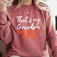 That's My Grandson 2018 Graduation Shirt For Grad Nanas Comfort Colors Sweatshirt Crimson