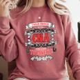 Tough Crazy CNA Product Great For CNA Nurse Graduation Comfort Colors Sweatshirt Crimson