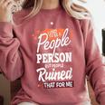 I Used To Be a People Person Antisocial Introvert Comfort Colors Sweatshirt Crimson
