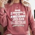 Valedictorian Scholar Grandpa T Shirt Graduation Speech Comfort Colors Sweatshirt Crimson