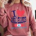 Vet Tech I Love Veterinary Technician Graduation Comfort Colors Sweatshirt Crimson