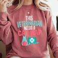 Veterinarian Graduation T-Shirt Men Women Humor Comfort Colors Sweatshirt Crimson