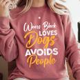 Wears Loves Dogs Avoids People I Introvert Comfort Colors Sweatshirt Crimson Wears Loves Dogs Avoids People I Introvert Comfort Colors Sweatshirt Crimson