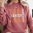Weightlifting Senior Night Senior 2025 Graduation 42 Comfort Colors Sweatshirt Crimson