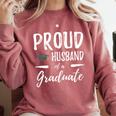 Wife's Graduation Shirt 2018 Proud Husband Of a Graduate Comfort Colors Sweatshirt Crimson