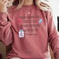 Women Pharmacist Valentines Pharmacy Technician Graduation Comfort Colors Sweatshirt Crimson