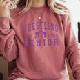 Wrestling Senior Night Wrestling Senior 2026 Graduation 84 Comfort Colors Sweatshirt Crimson
