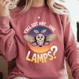 Y'All Got AnyUhhLamps Introvert Humor Casual Comfort Colors Sweatshirt Crimson Y'All Got AnyUhhLamps Introvert Humor Casual Comfort Colors Sweatshirt Crimson