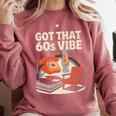 1960s 60s Reunion Nostalgia Memories Music School Grew Up Premium Tri-Blend Comfort Colors Sweatshirt Orchid