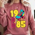 1985 Retro Raised In The 80s Old School Nostalgia Vibes Comfort Colors Sweatshirt Orchid 1985 Retro Raised In The 80s Old School Nostalgia Vibes Comfort Colors Sweatshirt Orchid