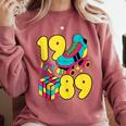 1989 Retro Raised In The 80s Old School Nostalgia Vibes Comfort Colors Sweatshirt Orchid 1989 Retro Raised In The 80s Old School Nostalgia Vibes Comfort Colors Sweatshirt Orchid