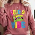 2000's Vibe Hip Hop Costume Early 2000s Party Nostalgia Comfort Colors Sweatshirt Orchid
